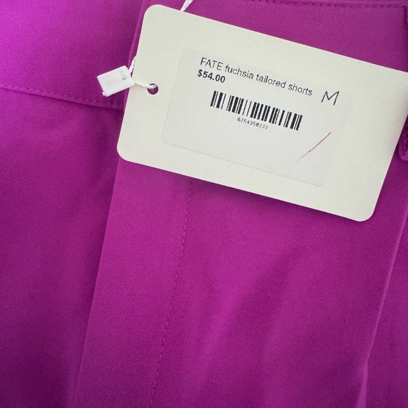 Fate High Waist Magenta Shorts - Picture 5 of 5